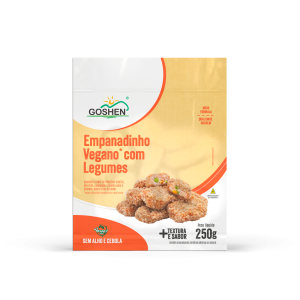 EMPANADINHO C/ LEGUMES NUGGET 250G - GOSHEN