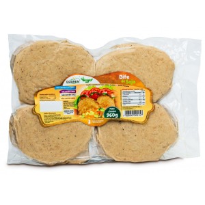 Bife de Soja Vegana 960g - Goshen